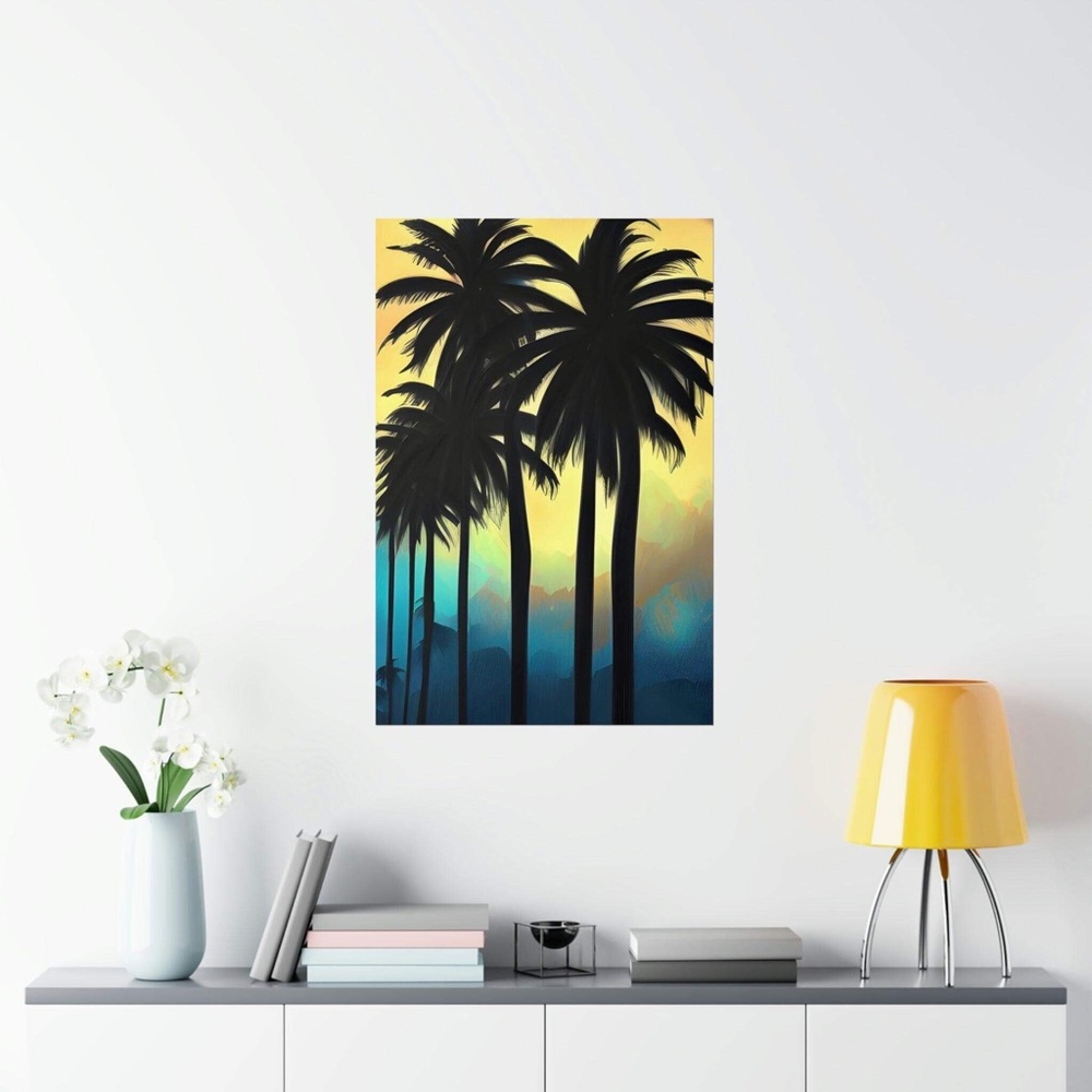 Palm Trees Matte Poster